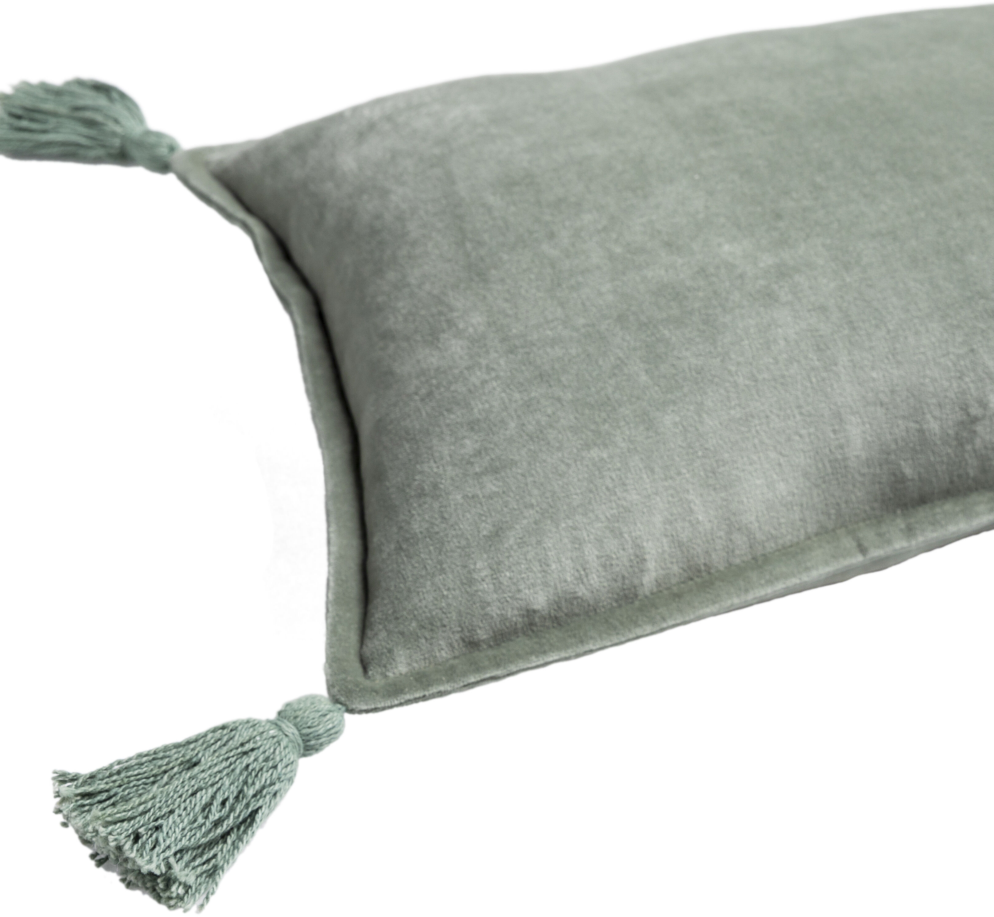 Surya CV047-1319P Cotton Velvet 19 inch Sage Pillow Kit, Lumbar