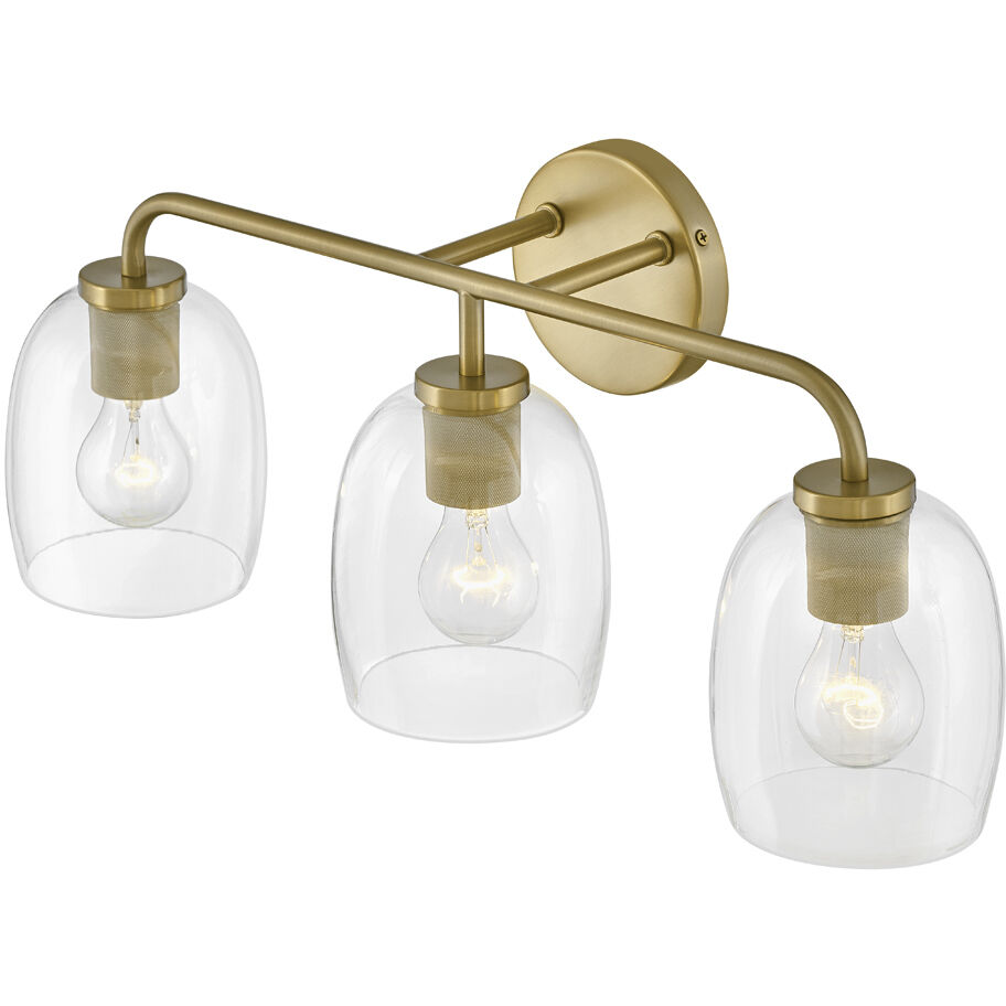 Percy LED 24 inch Lacquered Brass Bath Light Wall Light