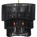 Nimes 11 Light 28.5 inch Black Chandelier Ceiling Light