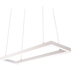 Piazza LED 8 inch White Pendant Ceiling Light