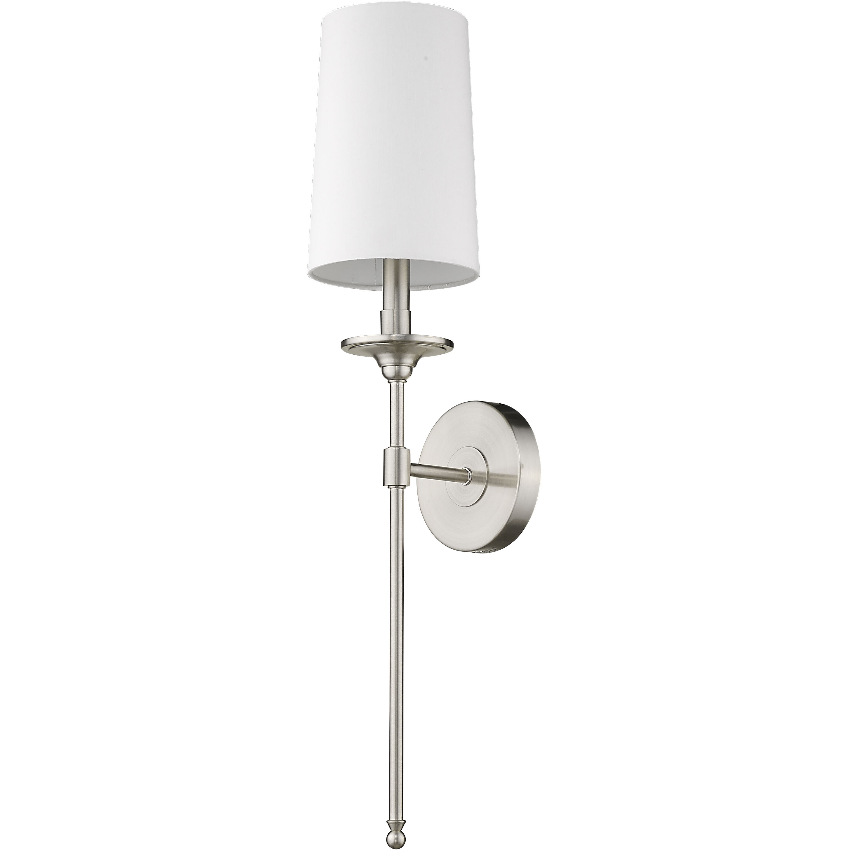 Emily 1 Light 5.5 inch Brushed Nickel Wall Sconce Wall Light