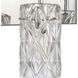 Forma de Crystal 3 Light 23 inch Polished Chrome Vanity Light Wall Light