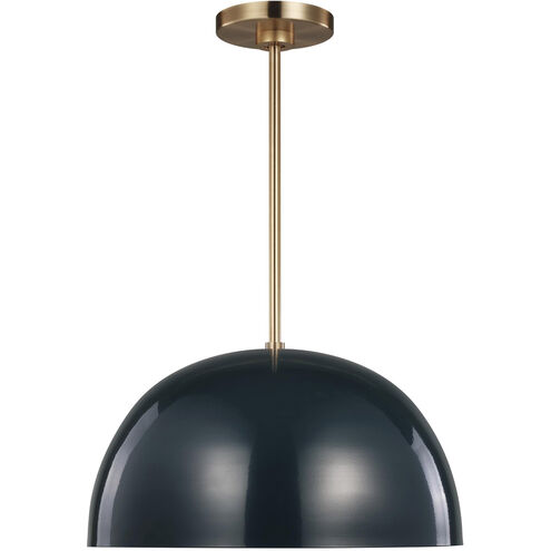 Ivan 1 Light 15 inch Dutch Blue Pendant Ceiling Light