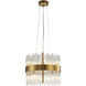 Canada 10 Light 16 inch Gold Chandelier Ceiling Light