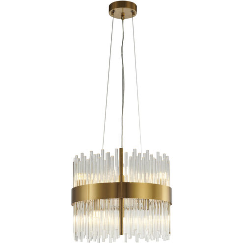 Canada 10 Light 16 inch Gold Chandelier Ceiling Light