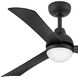 Una 44 inch Matte Black Fan