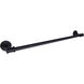 Carson 24 inch Black Towel Bar