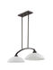 Somerset 2 Light 34 inch English Bronze Linear Chandelier Ceiling Light