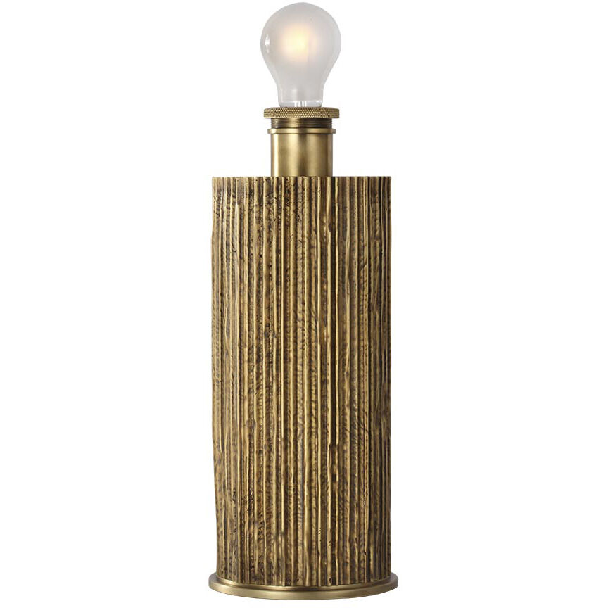 Anne-Marie Barton Fumar 23.5 inch 15.00 watt Ridged Tombac Table Lamp Portable Light