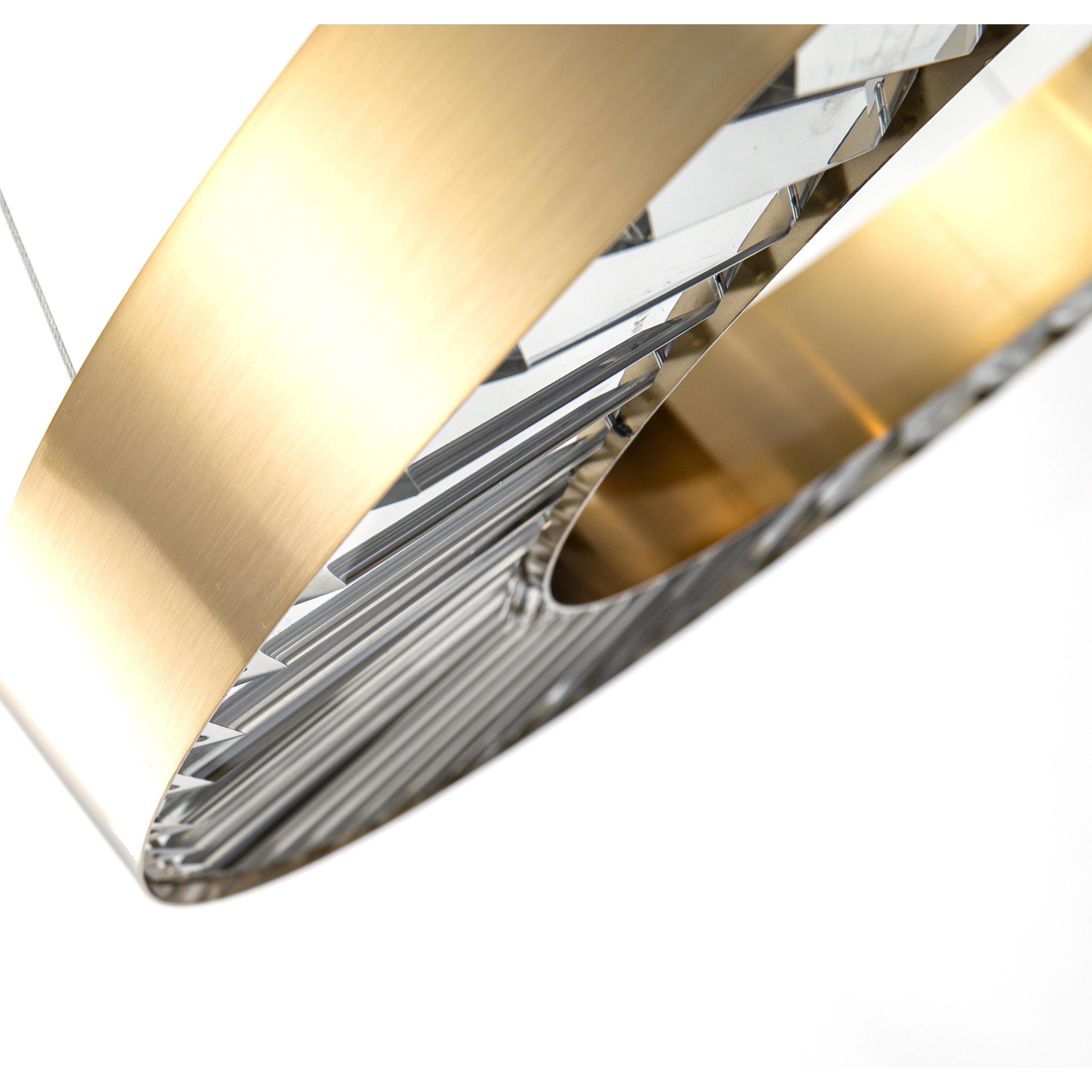 Canada LED 23.62 inch Gold Chandelier Ceiling Light