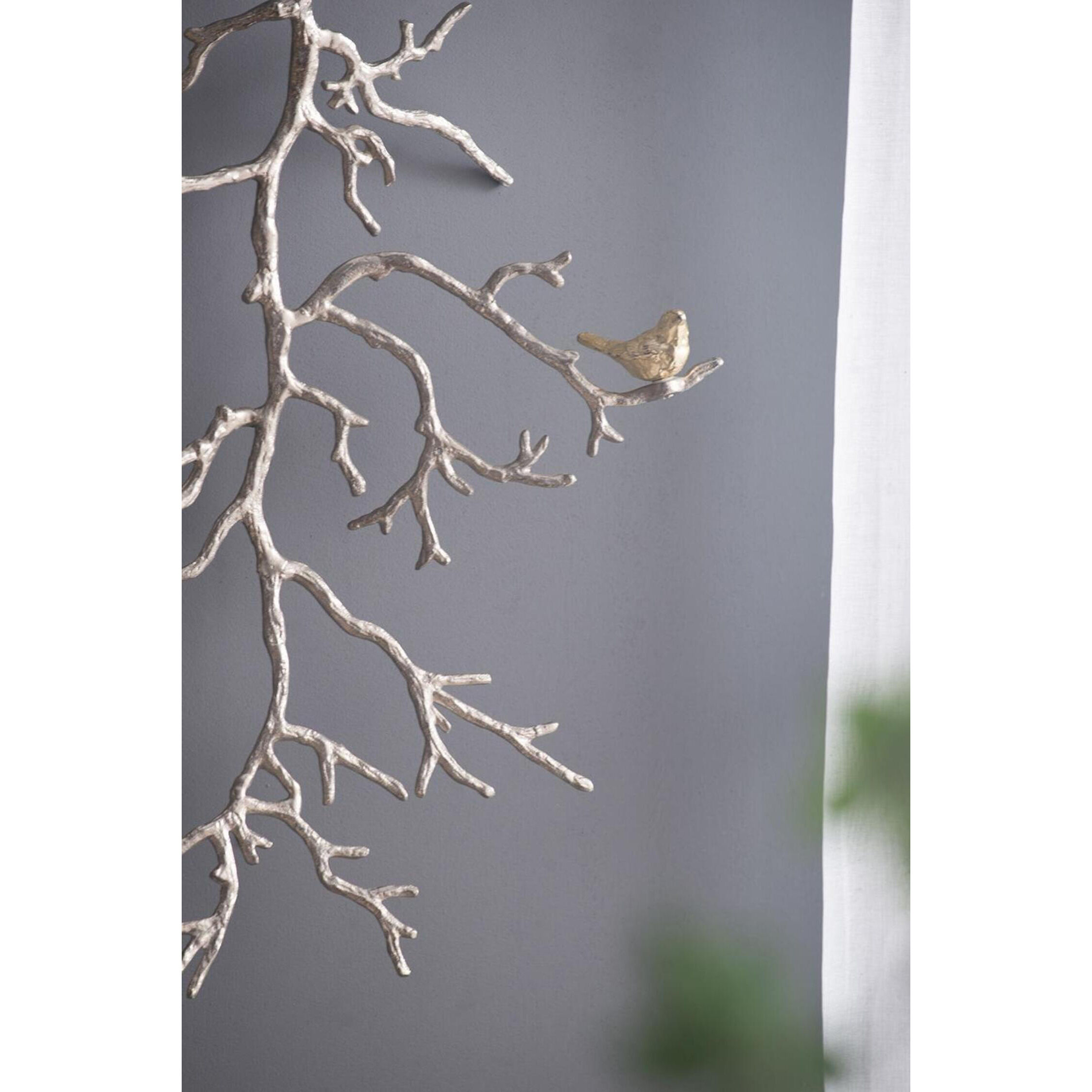 Atelier Branch Silver and Gold Wall Décor