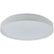 Tambourine LED 10.25 inch White Flush Mount Ceiling Light
