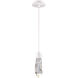 Angelus 1 Light 5.5 inch Matte White Mini Pendant Ceiling Light