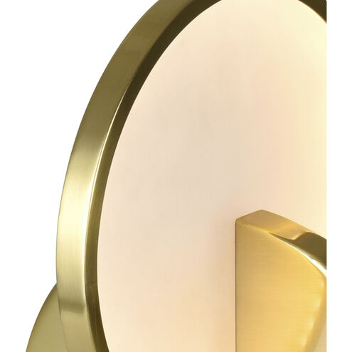 Tranche 16 inch 8.00 watt Brushed Brass Table Lamp Portable Light
