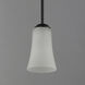 Logan 1 Light 4.5 inch Black Mini Pendant Ceiling Light