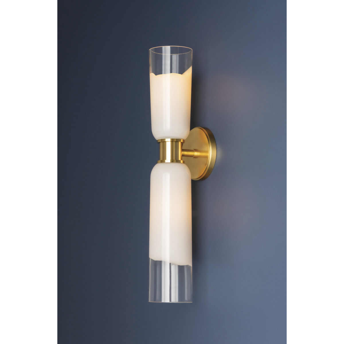Wasson 2 Light 4.75 inch Aged Brass Wall Sconce Wall Light