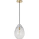 Sean Lavin Alina LED 8.5 inch Natural Brass Line-Voltage Pendant Ceiling Light