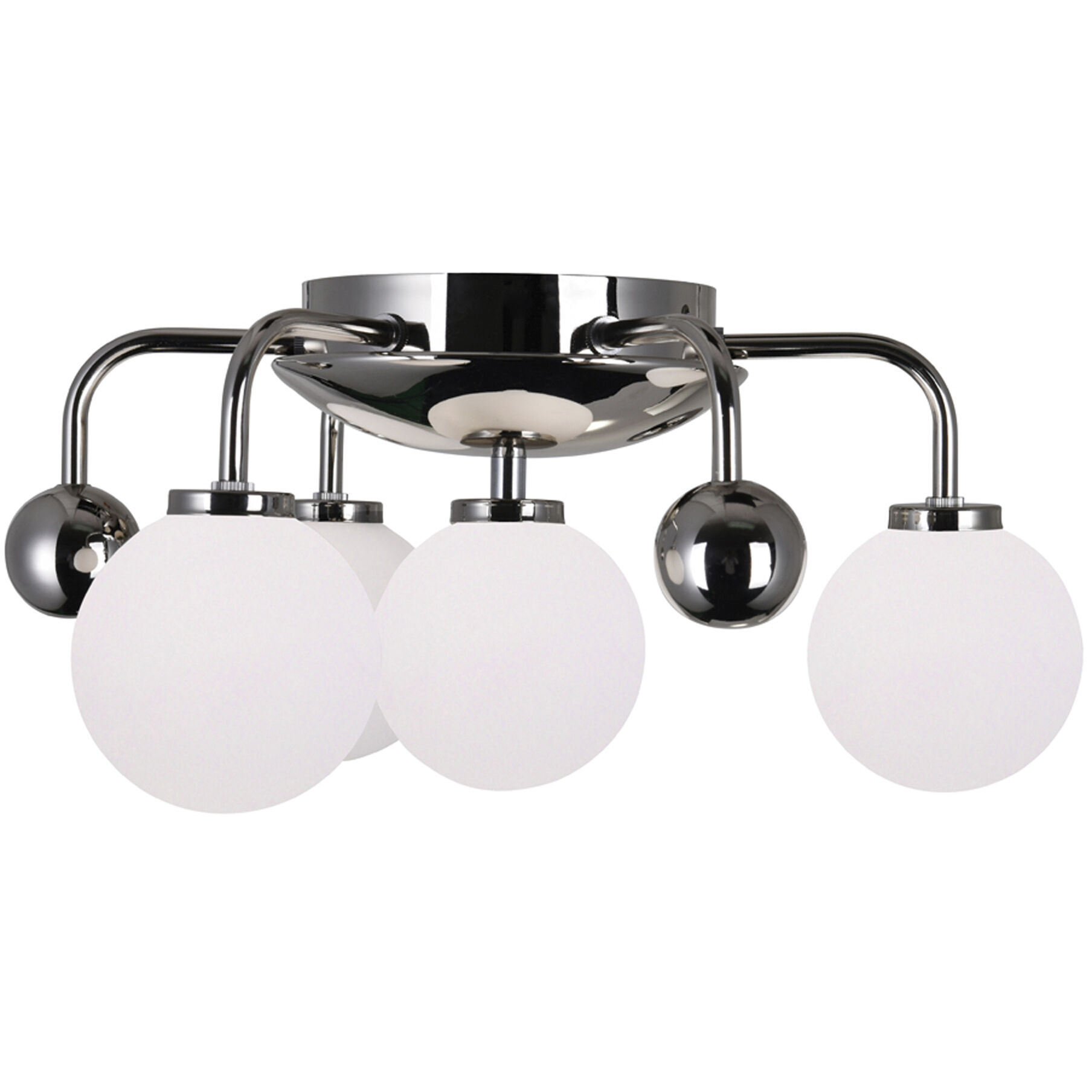 Element LED 16 inch Polished Nickel Flush Mount Ceiling Light