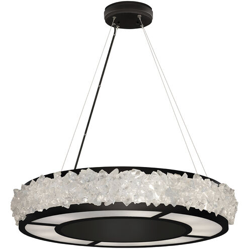 Arctic Halo 12 Light 30 inch Black Pendant Ceiling Light