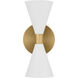 AERIN Albertine 2 Light 5.00 inch Bathroom Vanity Light