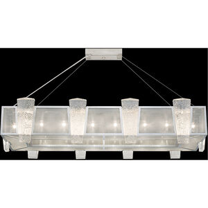 Crownstone 16 Light 52 inch Silver Pendant Ceiling Light in Metal Mesh