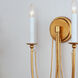Plumette 2 Light 14 inch Gold Leaf Wall Sconce Wall Light