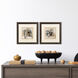 Meadow Details Brown and Beige and Gray Framed Art, Propac