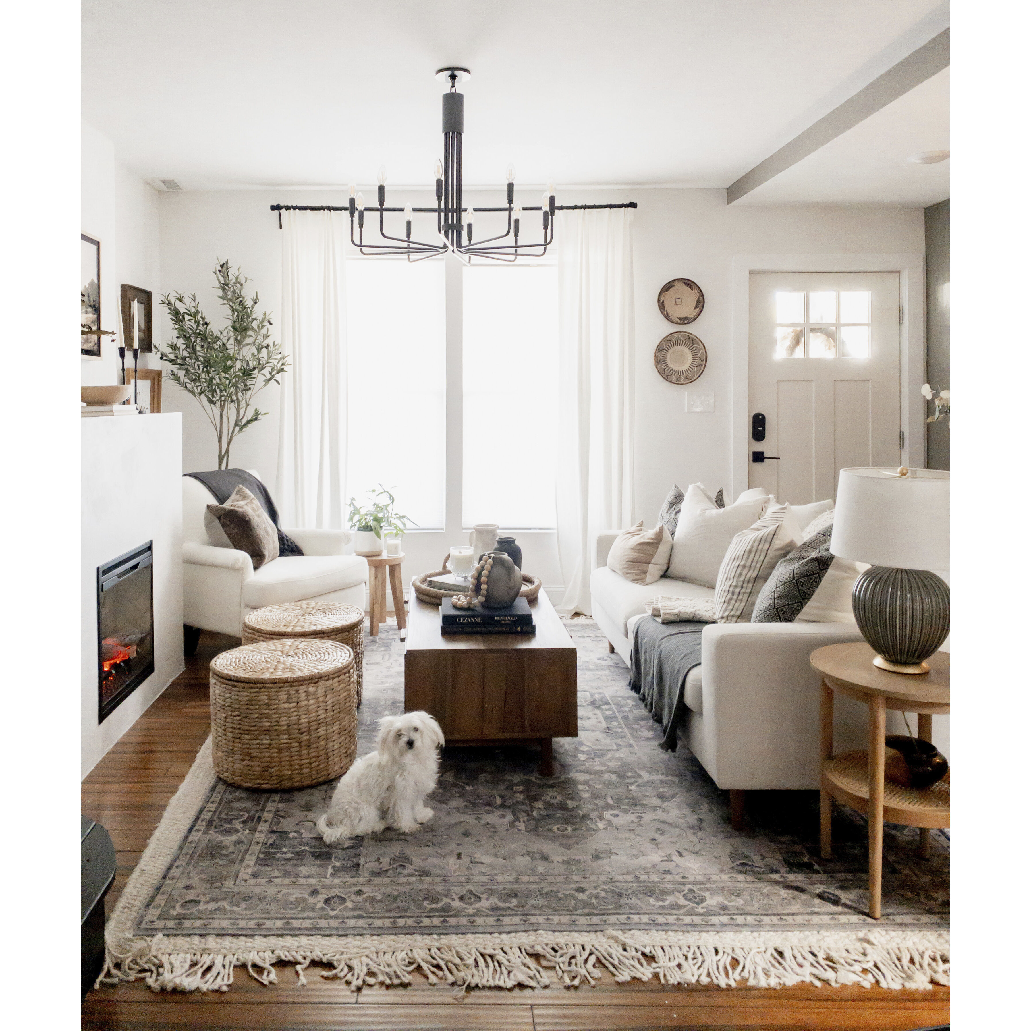 Brigitte 10 Light 32 inch Old Bronze Pendant Ceiling Light