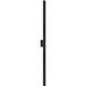 Zarai Family 1 Light 84 inch Matte Black Outdoor Wall Sconce in 3" D x 4.5" W x 84" H, EVOLV