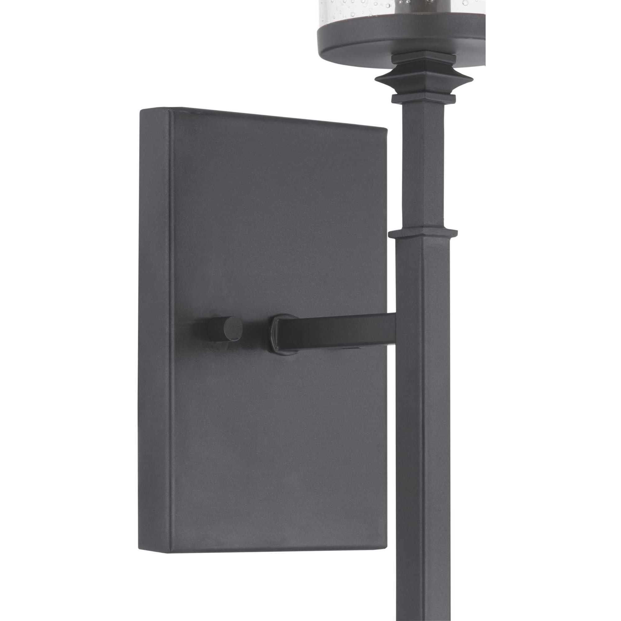 Gresham 1 Light Graphite Wall Bracket Wall Light, Design Series