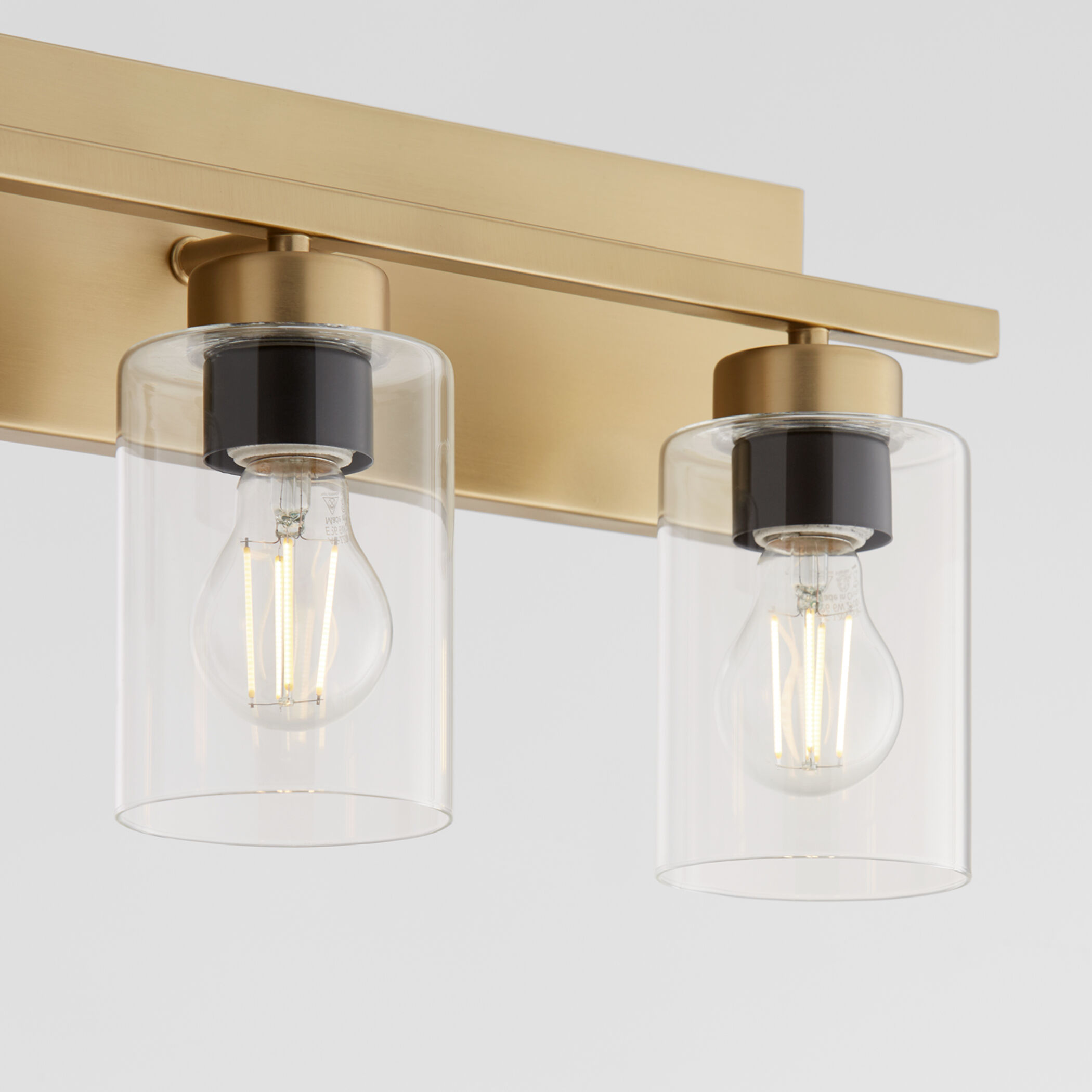 Carter 4 Light 30 inch Aged Brass Vanity Light Wall Light