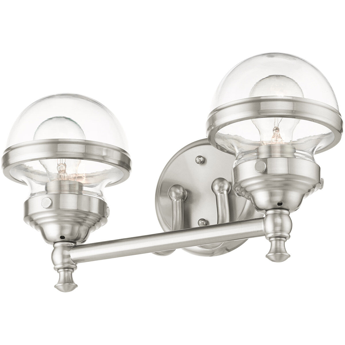 Oldwick 2 Light 15 inch Brushed Nickel Vanity Sconce Wall Light