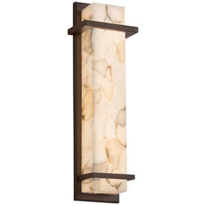 Alabaster Rocks LED 6 inch Brushed Nickel ADA Wall Sconce Wall Light