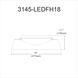 Crawford LED 18 inch Clear with Matte White Flush Mount Ceiling Light