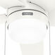 Bardot 52 inch Fresh White with Fresh White/Light Oak Blades Ceiling Fan