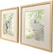 Boho Jungle Cat Brown and Green and Beige Framed Art, Propac