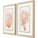 Waterside Orange and Neutral Framed Art