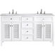 Cape Cod 60 X 35 inch White Vanity Set