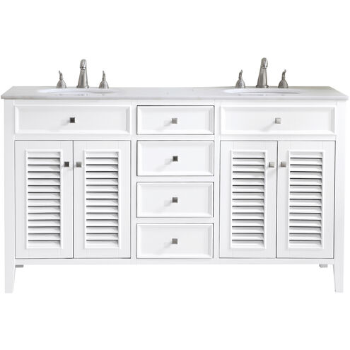 Cape Cod 60 X 35 inch White Vanity Set