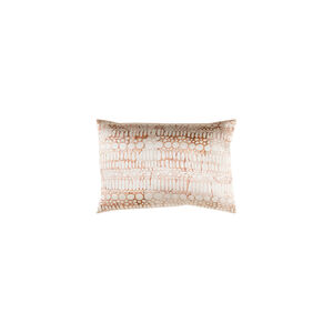 Natural Affinity 19 X 13 inch Beige and Burnt Orange Throw Pillow