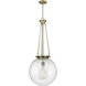 Beacon 1 Light 17.75 inch Antique Brass Pendant Ceiling Light