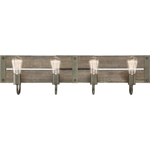 Winchester 4 Light 32 inch Bronze Vanity Light Wall Light