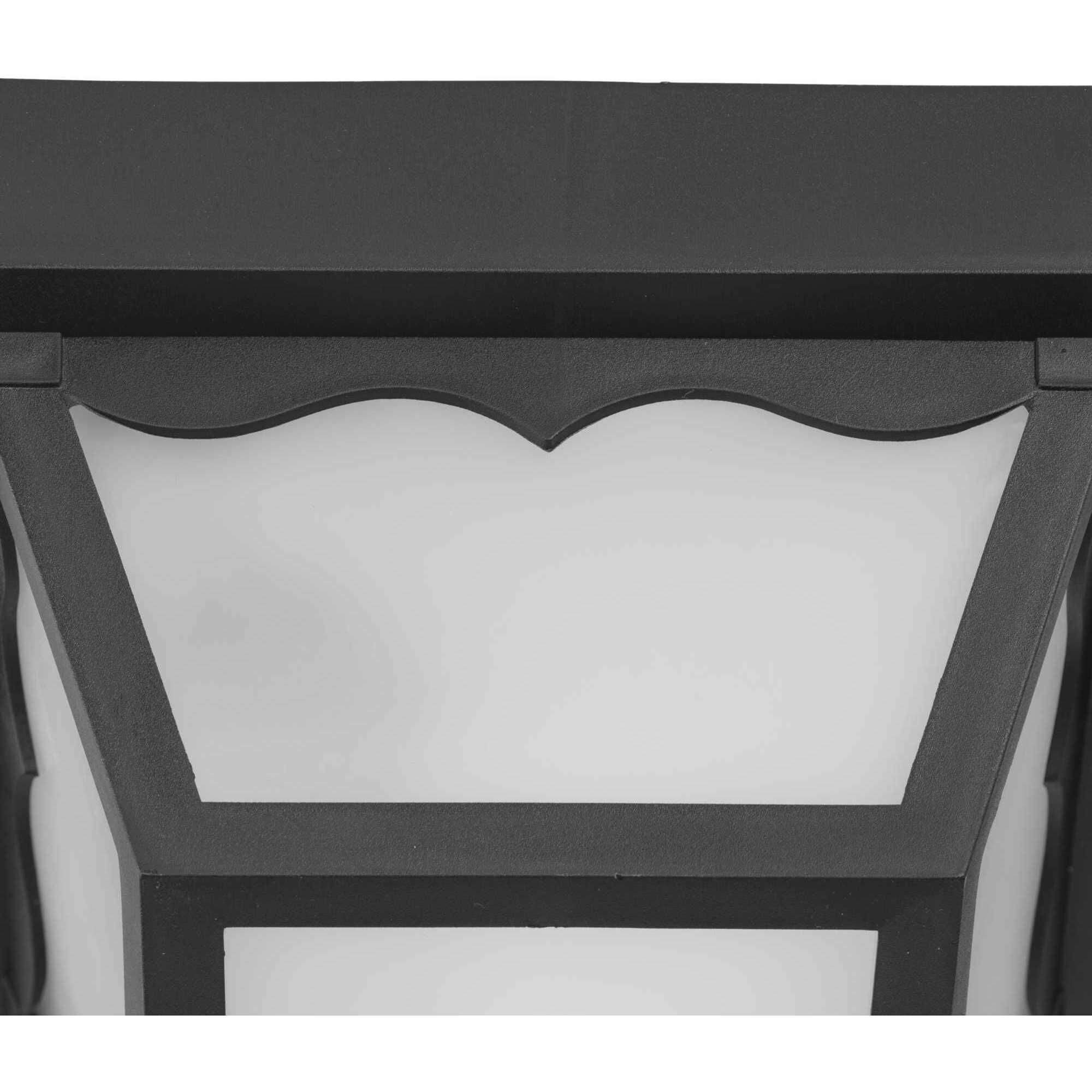 Ceiling Mount 1 Light 8.25 inch Textured Black Outdoor Flush Mount