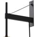 Brace 1 Light 5 inch Matte Black Wall Sconce Wall Light