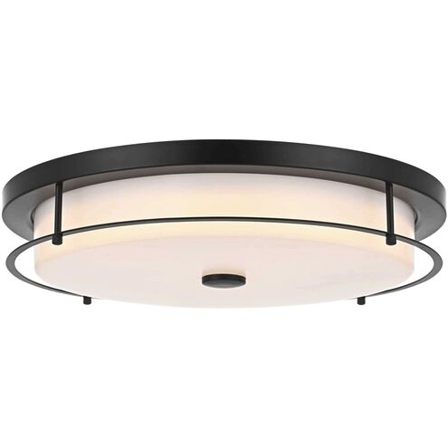 Kolson 1 Light 20 inch Black Flush Mount Ceiling Light
