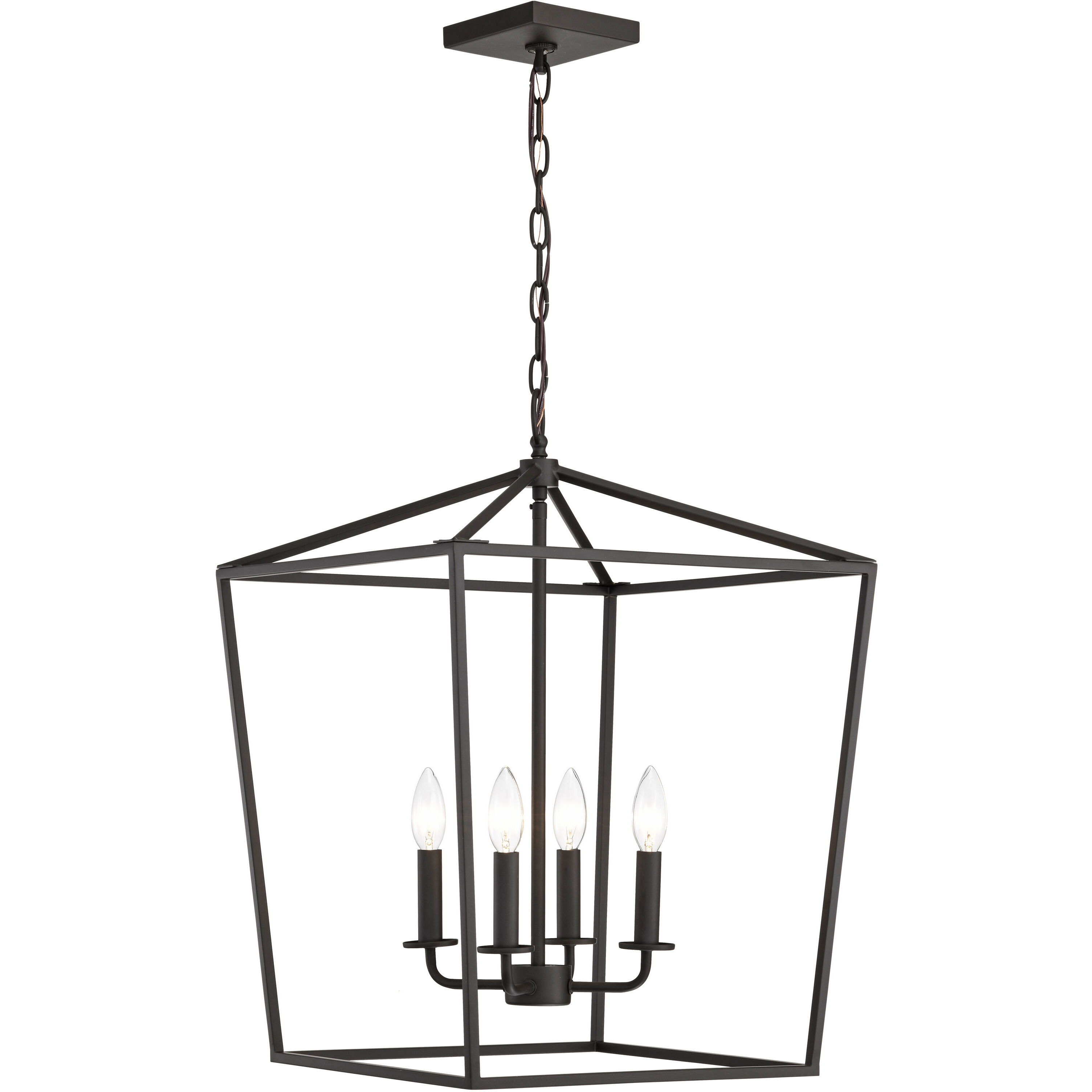 Emma 4 Light 20 inch Dark Bronze Pendant Ceiling Light