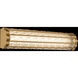 Signature Fortress LED 27 inch Aged Brass Bath Vanity & Wall Light, Schonbek Signature