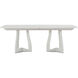 Vero 120 X 46 inch Sandbar Extension Dining Table, Wooden, Coastal