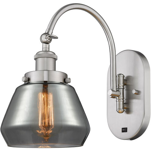 Franklin Restoration Fulton 1 Light 7 inch Brushed Satin Nickel Sconce Wall Light
