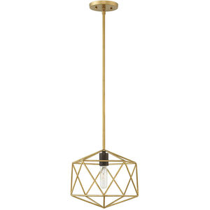Astrid LED 12 inch Deluxe Gold with Metallic Matte Bronze Indoor Pendant Ceiling Light